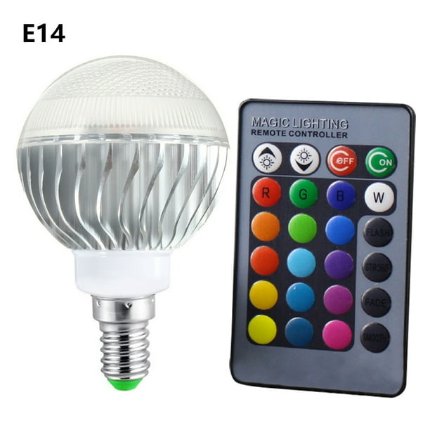 GU10 MR16 E27 E14 RGB 5W Led Light Bulb 16 Colors Magic IR Remote Control Lamp GU10 MR16 E27 E14 RGB 5W Led Light Bulb 16 Colors Magic IR Remote Control Lamp